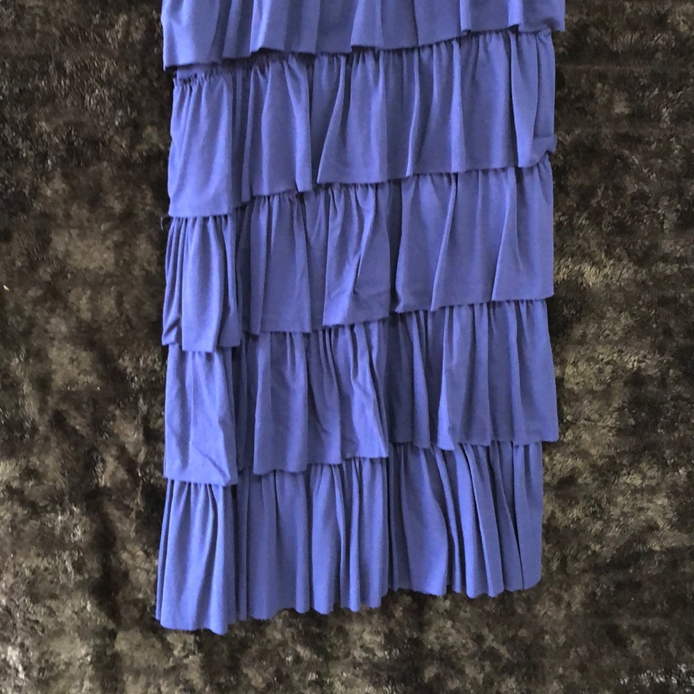 Blue layered skirt